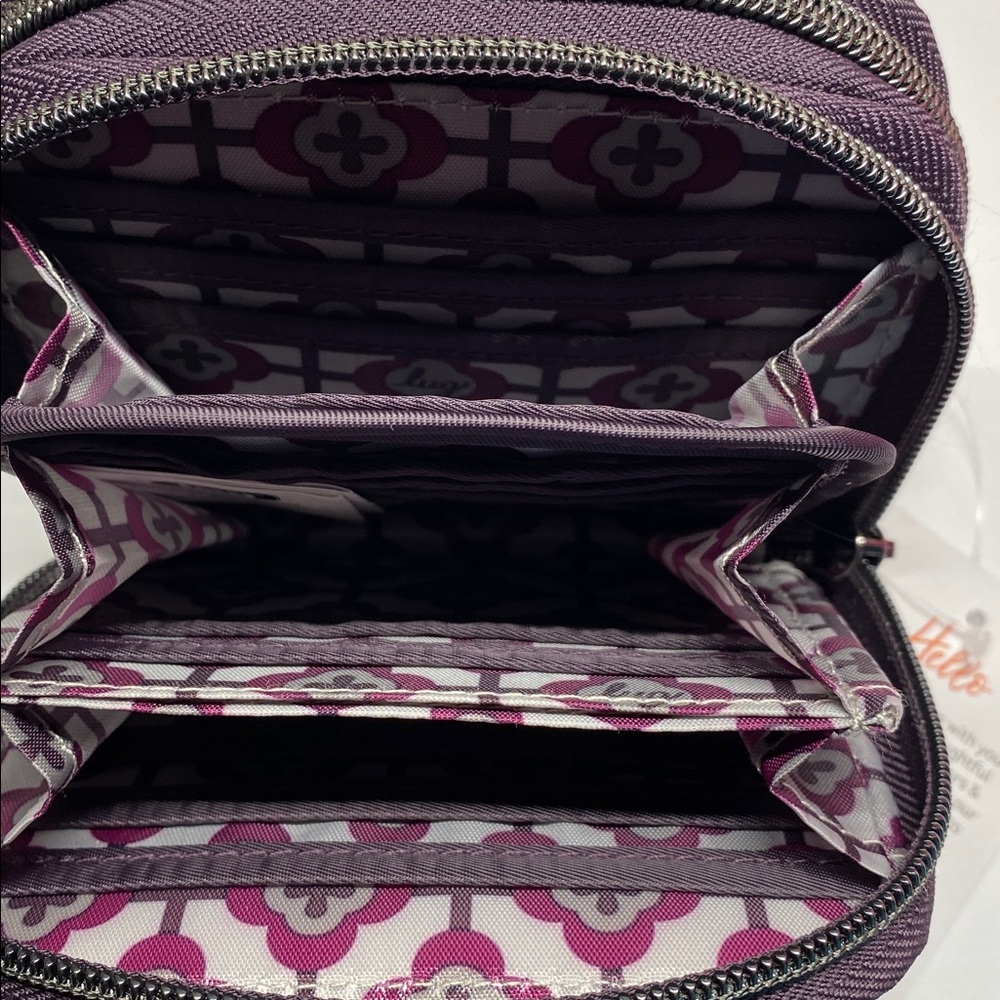 Lug Splits 2 Wallet-Plum - Picture 4 of 4